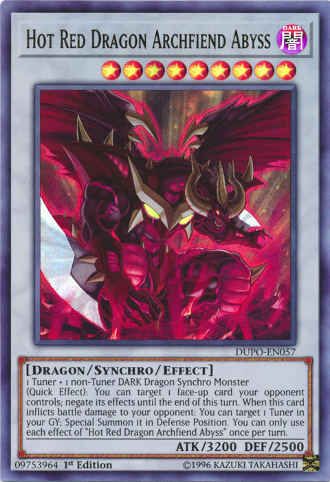 Hot Red Dragon Archfiend Abyss [DUPO-EN057] Ultra Rare | Game Master's Emporium (The New GME)