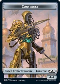 Construct // Soldier Double-Sided Token [Core Set 2021 Tokens] | Game Master's Emporium (The New GME)