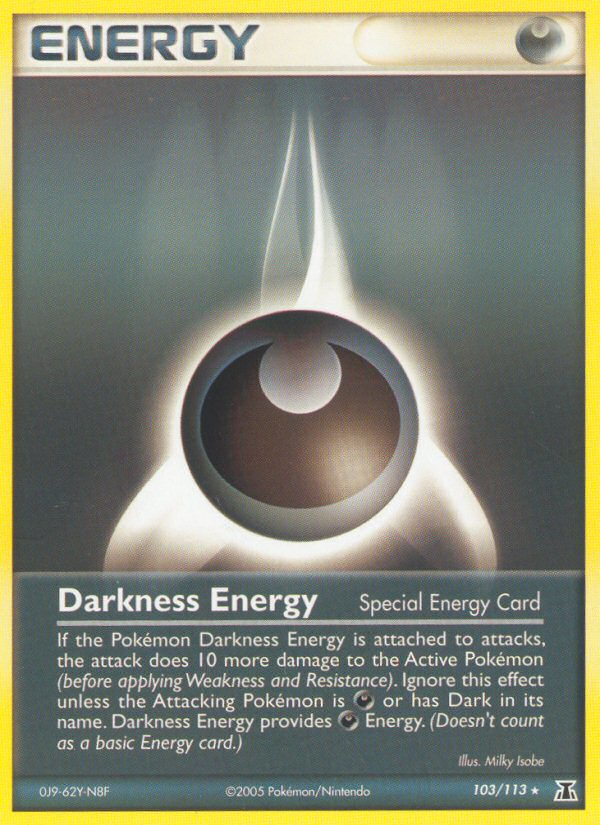 Darkness Energy (103/113) [EX: Delta Species] | Game Master's Emporium (The New GME)