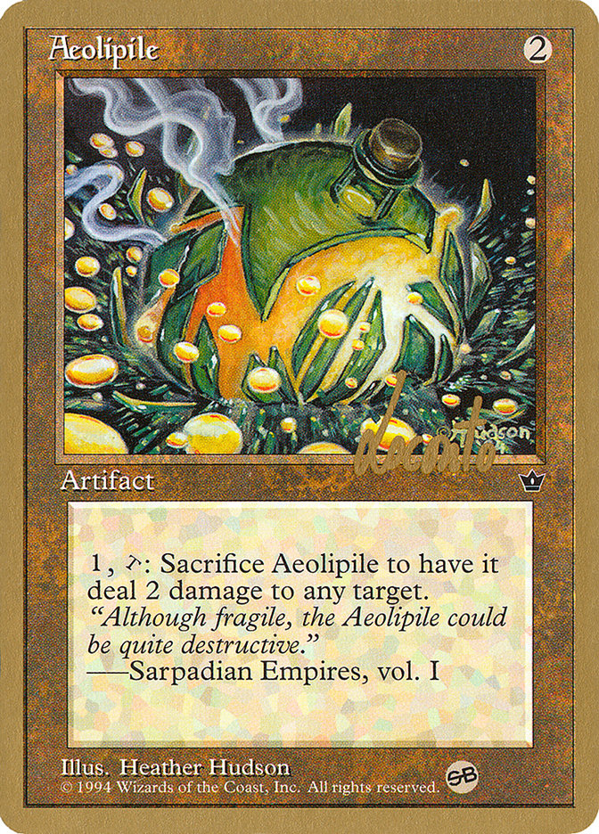 Aeolipile (Michael Loconto) (SB) [Pro Tour Collector Set] | Game Master's Emporium (The New GME)