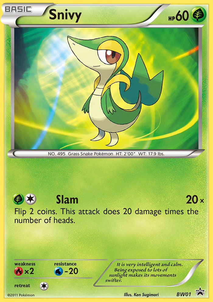 Snivy (BW01) [Black & White: Black Star Promos] | Game Master's Emporium (The New GME)