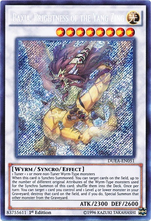 Baxia, Brightness of the Yang Zing [DUEA-EN051] Secret Rare | Game Master's Emporium (The New GME)