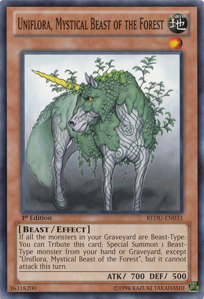 Uniflora, Mystical Beast of the Forest [REDU-EN031] Common | Game Master's Emporium (The New GME)