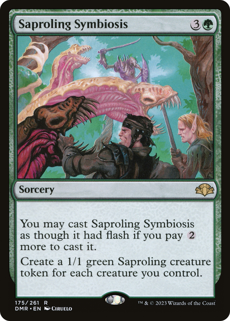 Saproling Symbiosis [Dominaria Remastered] | Game Master's Emporium (The New GME)