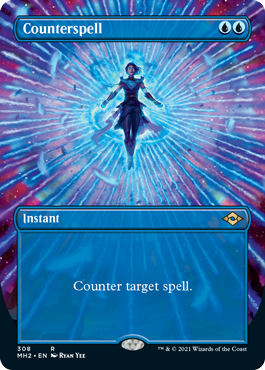 Counterspell (Borderless Alternate Art) [Modern Horizons 2] | Game Master's Emporium (The New GME)