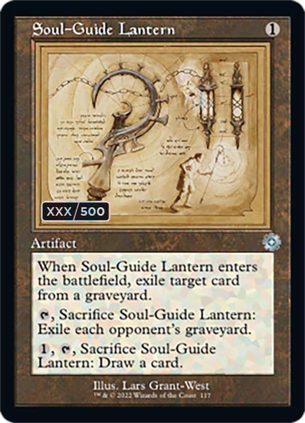 Soul-Guide Lantern (Retro Schematic) (Serialized) [The Brothers' War Retro Artifacts] | Game Master's Emporium (The New GME)