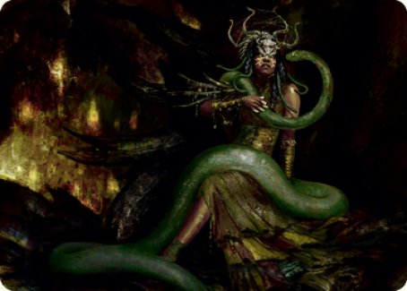 Saryth, the Viper's Fang Art Card [Innistrad: Midnight Hunt Art Series] | Game Master's Emporium (The New GME)