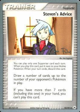 Steven's Advice (92/101) (Blaziken Tech - Chris Fulop) [World Championships 2004] | Game Master's Emporium (The New GME)