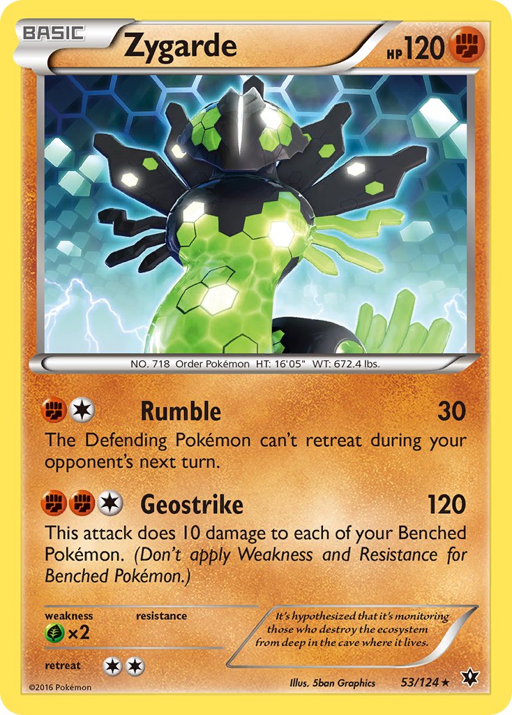 Zygarde (53/124) (Theme Deck Exclusive) [XY: Fates Collide] | Game Master's Emporium (The New GME)