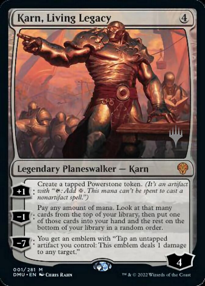 Karn, Living Legacy (Promo Pack) [Dominaria United Promos] | Game Master's Emporium (The New GME)