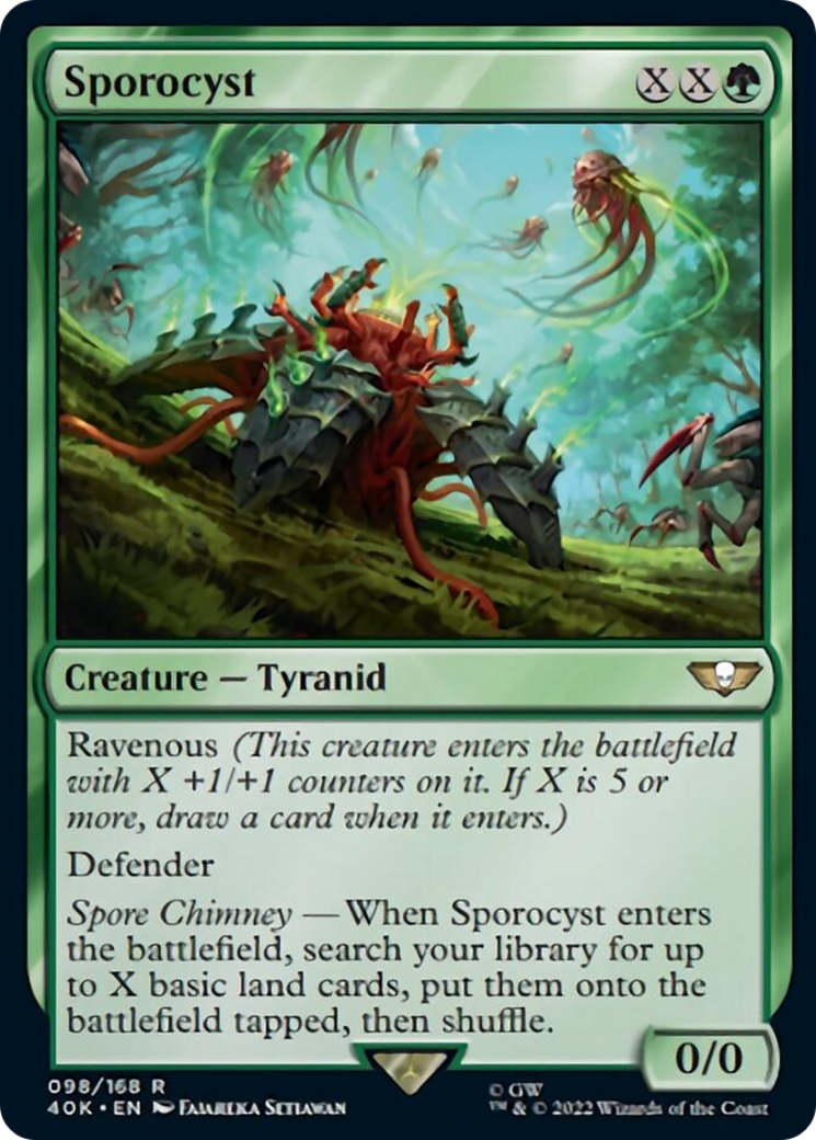 Sporocyst (Surge Foil) [Warhammer 40,000] | Game Master's Emporium (The New GME)