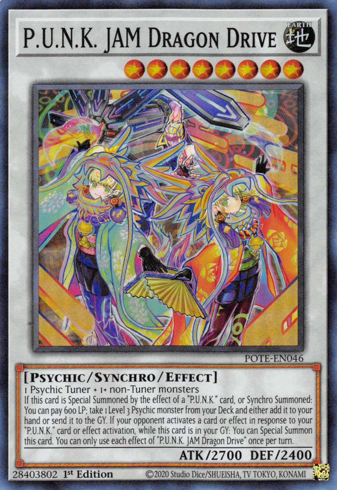 P.U.N.K. JAM Dragon Drive [POTE-EN046] Super Rare | Game Master's Emporium (The New GME)