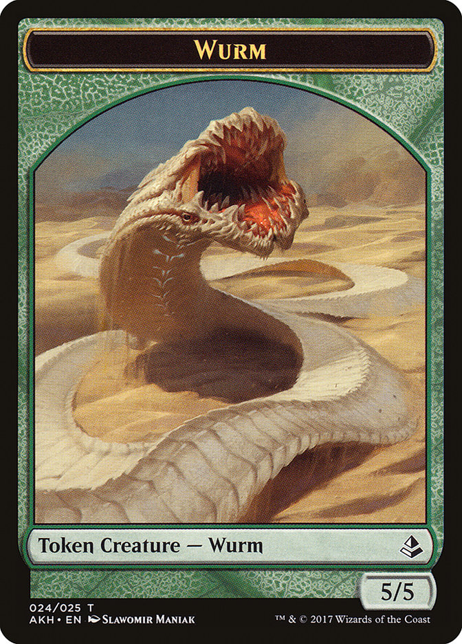 Wurm Token [Amonkhet Tokens] | Game Master's Emporium (The New GME)