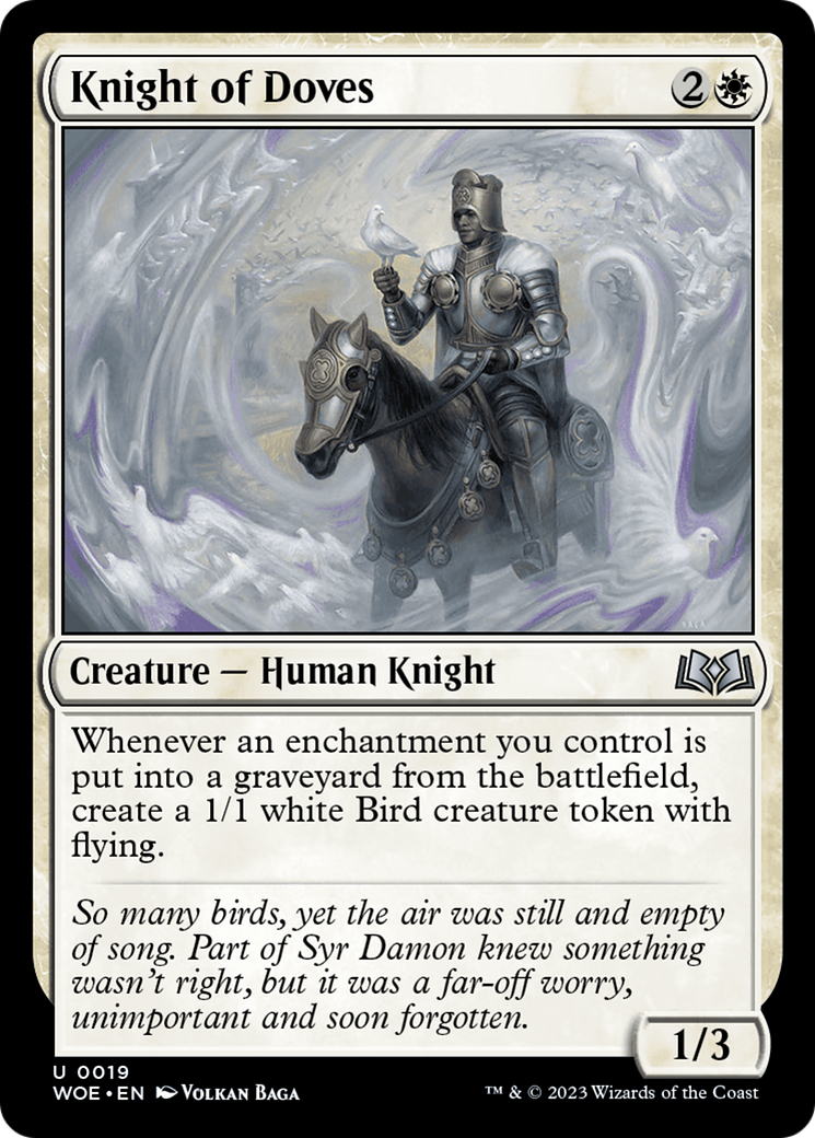 Knight of Doves [Wilds of Eldraine] | Game Master's Emporium (The New GME)