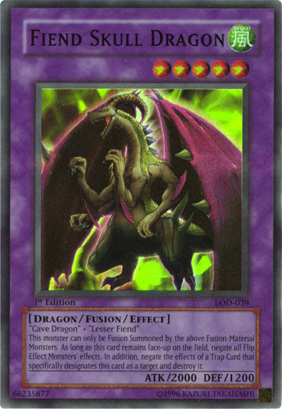 Fiend Skull Dragon [LOD-039] Super Rare | Game Master's Emporium (The New GME)