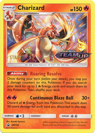 Charizard (SM158) (Staff) [Sun & Moon: Black Star Promos] | Game Master's Emporium (The New GME)