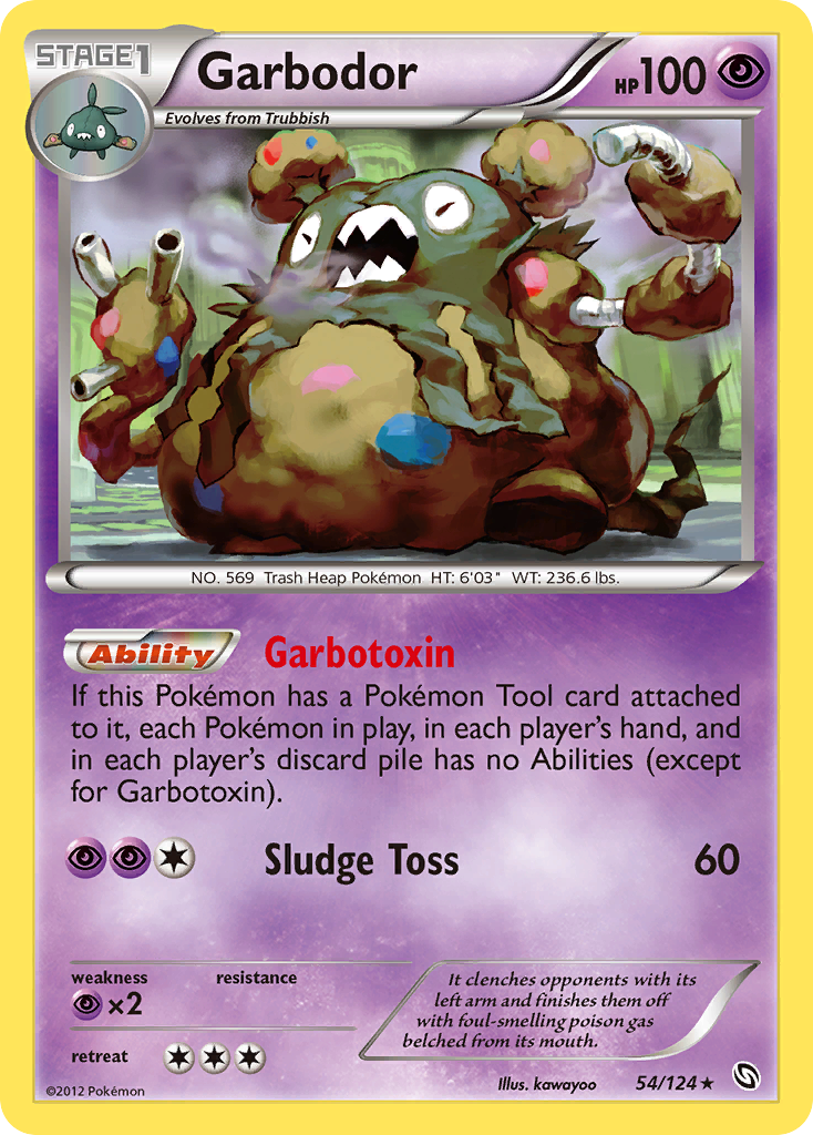Garbodor (54/124) [Black & White: Dragons Exalted] | Game Master's Emporium (The New GME)