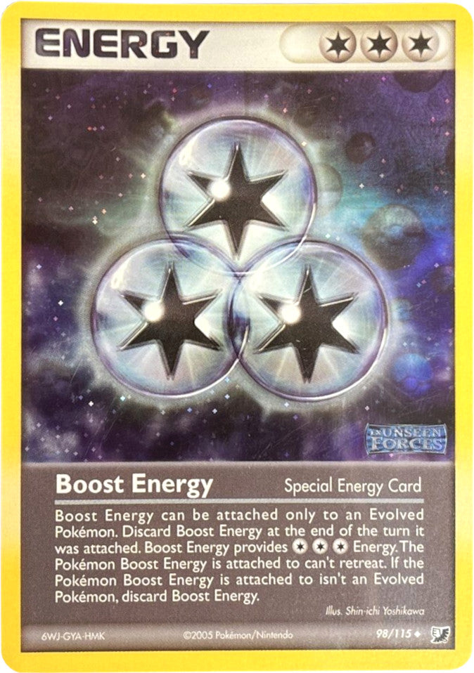Boost Energy (98/115) (Stamped) [EX: Unseen Forces] | Game Master's Emporium (The New GME)