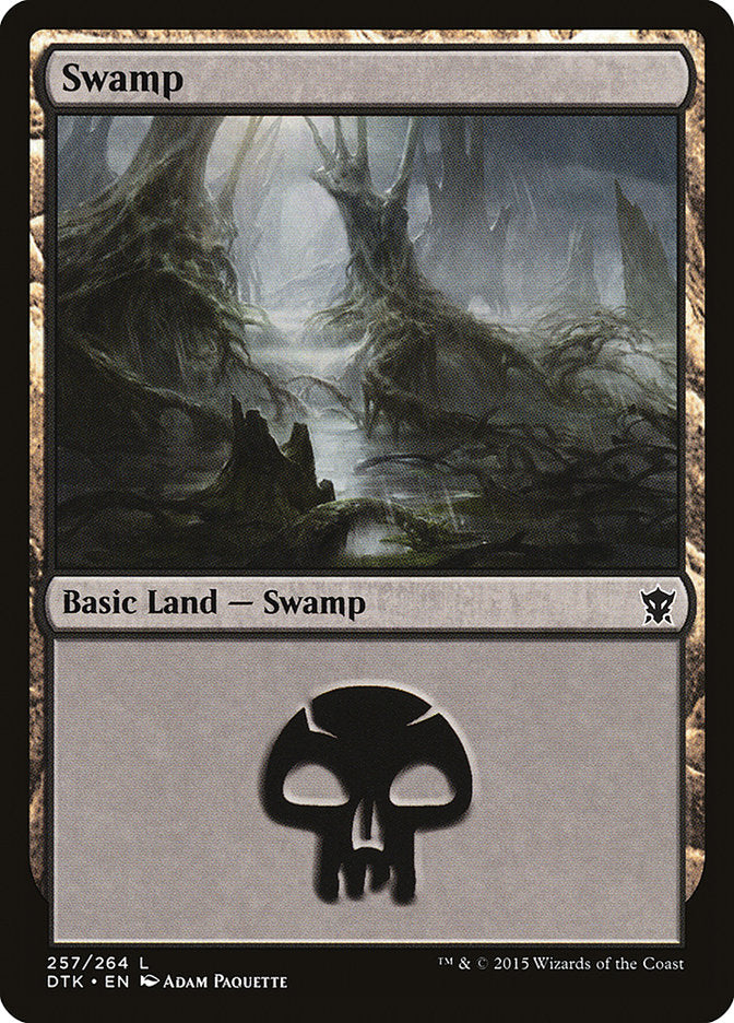 Swamp (257) [Dragons of Tarkir] | Game Master's Emporium (The New GME)