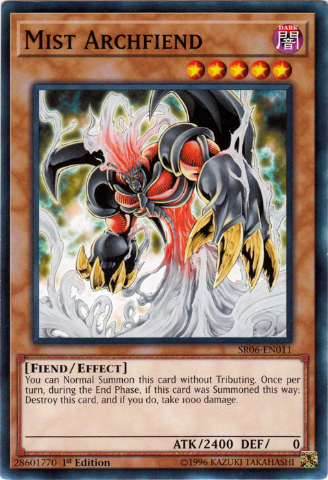 Mist Archfiend [SR06-EN011] Common | Game Master's Emporium (The New GME)