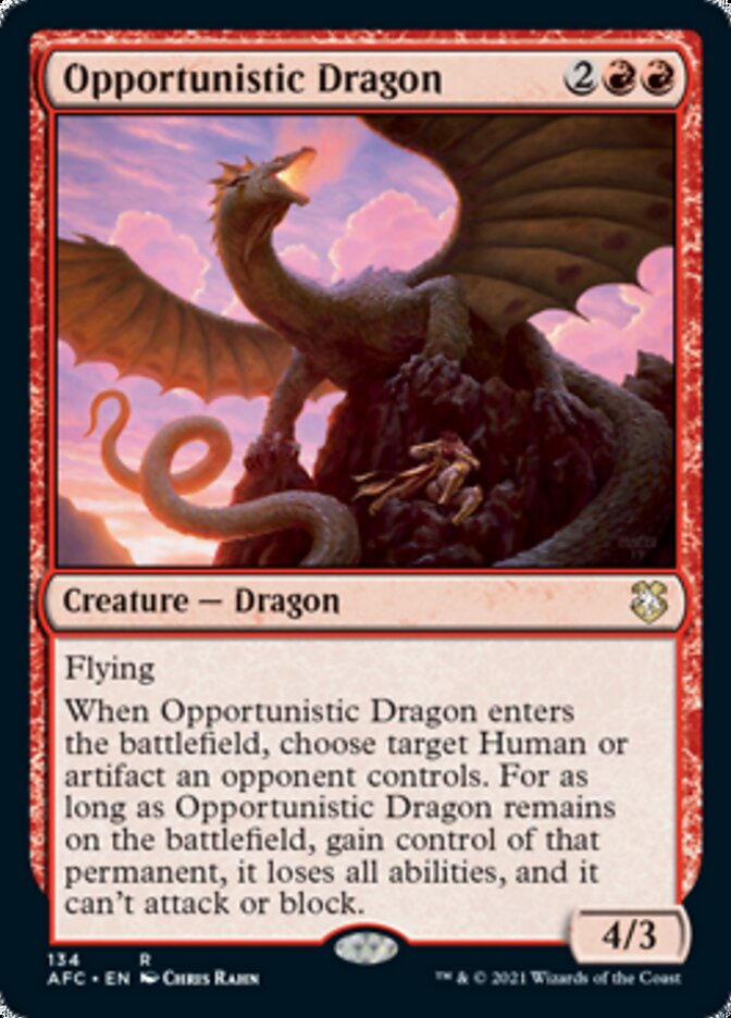 Opportunistic Dragon [Dungeons & Dragons: Adventures in the Forgotten Realms Commander] | Game Master's Emporium (The New GME)