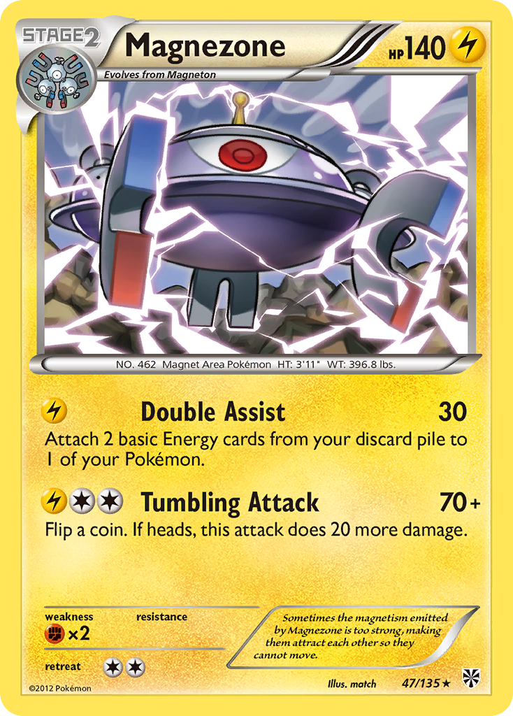 Magnezone (47/135) [Black & White: Plasma Storm] | Game Master's Emporium (The New GME)