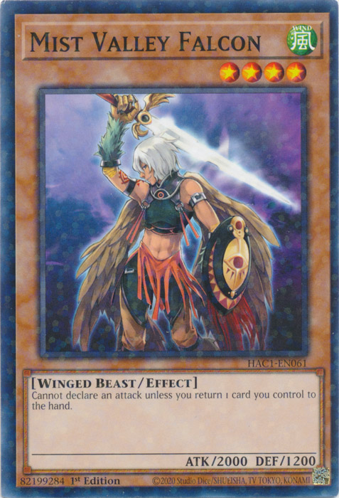 Mist Valley Falcon (Duel Terminal) [HAC1-EN061] Common | Game Master's Emporium (The New GME)