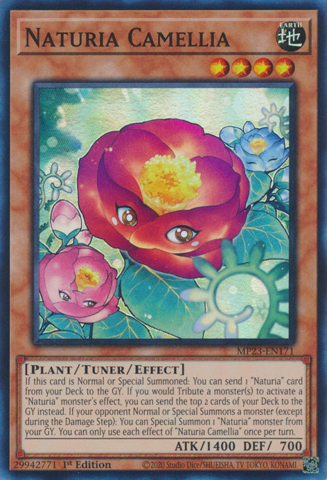 Naturia Camellia [MP23-EN171] Super Rare | Game Master's Emporium (The New GME)