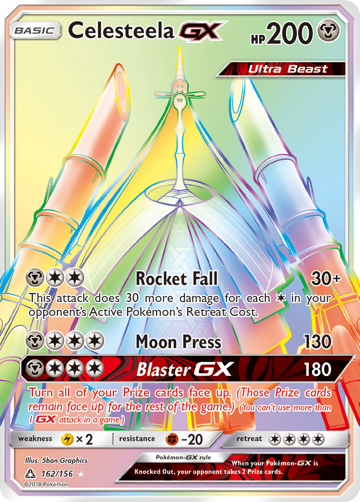 Celesteela GX (162/156) [Sun & Moon: Ultra Prism] | Game Master's Emporium (The New GME)