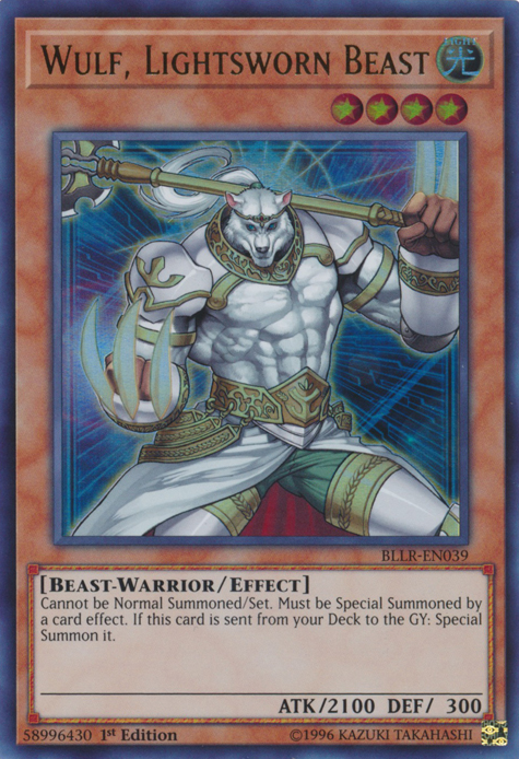 Wulf, Lightsworn Beast [BLLR-EN039] Ultra Rare | Game Master's Emporium (The New GME)