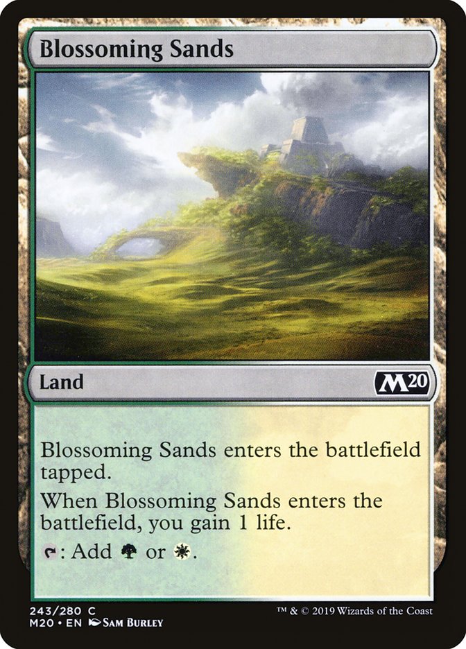 Blossoming Sands [Core Set 2020] | Game Master's Emporium (The New GME)