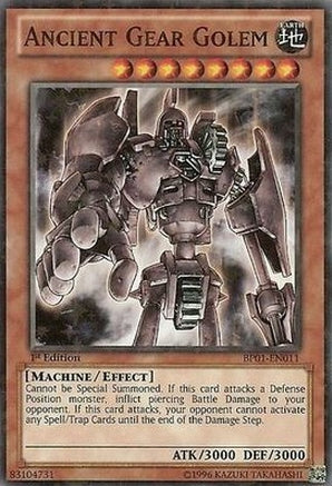 Ancient Gear Golem [BP01-EN011] Starfoil Rare | Game Master's Emporium (The New GME)