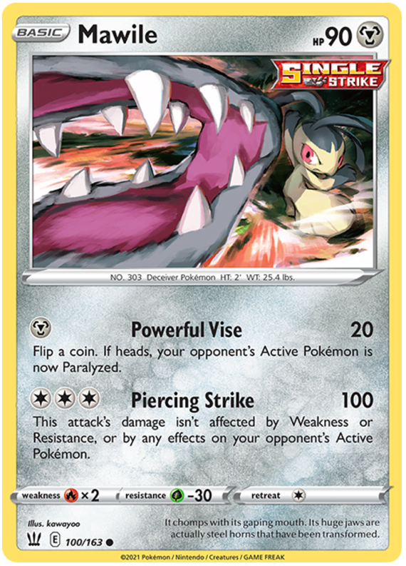 Mawile (100/163) [Sword & Shield: Battle Styles] | Game Master's Emporium (The New GME)