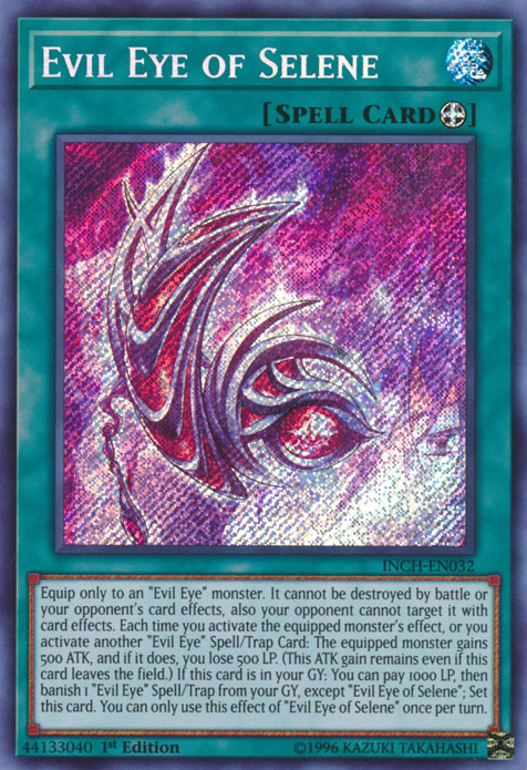 Evil Eye of Selene [INCH-EN032] Secret Rare | Game Master's Emporium (The New GME)