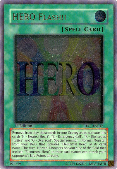 HERO Flash!! [EOJ-EN042] Ultimate Rare | Game Master's Emporium (The New GME)