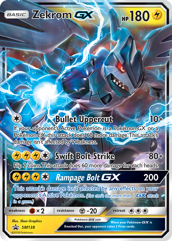 Zekrom GX (SM138) [Sun & Moon: Black Star Promos] | Game Master's Emporium (The New GME)