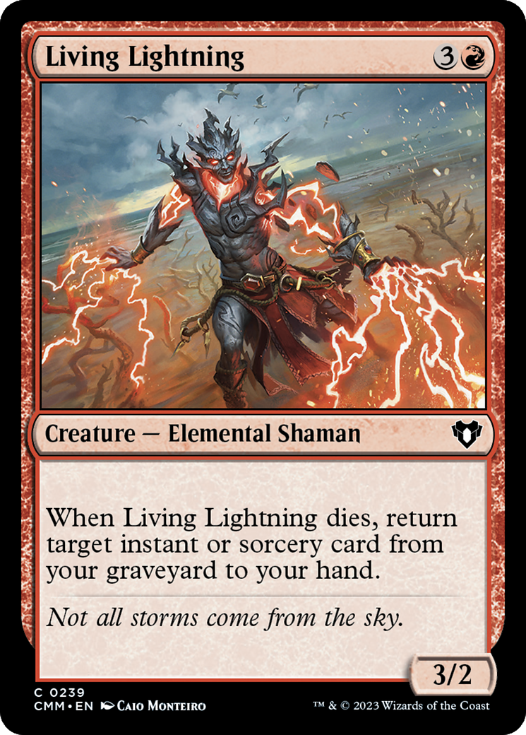 Living Lightning [Commander Masters] | Game Master's Emporium (The New GME)