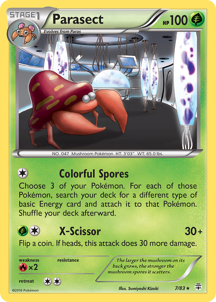 Parasect (7/83) [XY: Generations] | Game Master's Emporium (The New GME)