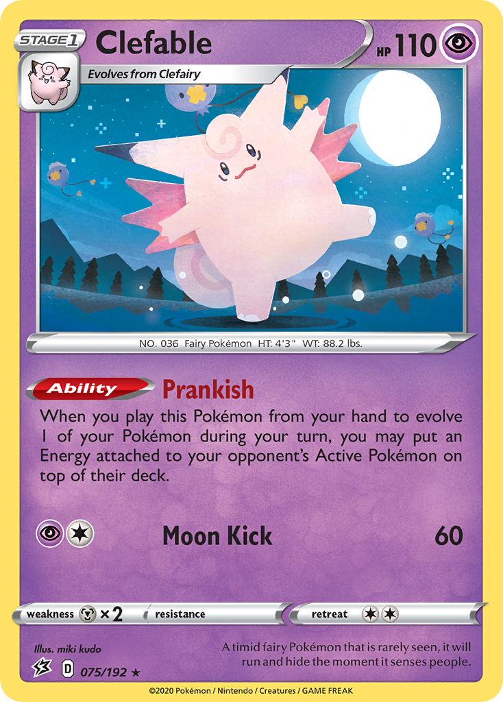 Clefable (075/192) [Sword & Shield: Rebel Clash] | Game Master's Emporium (The New GME)