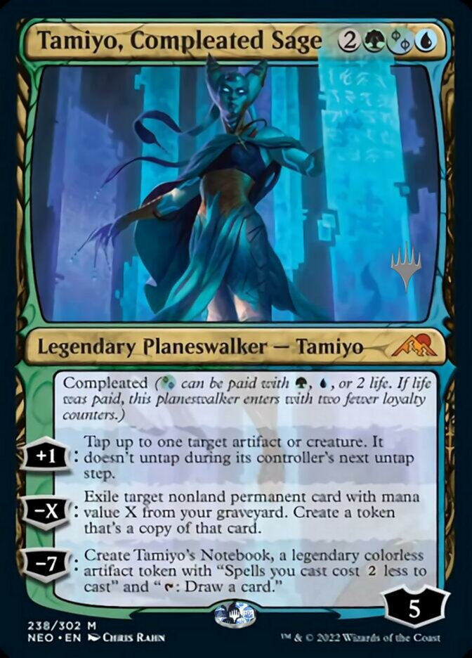 Tamiyo, Compleated Sage (Promo Pack) [Kamigawa: Neon Dynasty Promos] | Game Master's Emporium (The New GME)