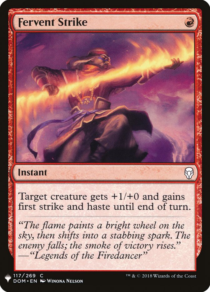 Fervent Strike [Mystery Booster] | Game Master's Emporium (The New GME)