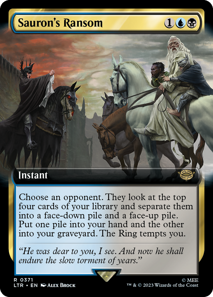 Sauron's Ransom (Extended Art) [The Lord of the Rings: Tales of Middle-Earth] | Game Master's Emporium (The New GME)