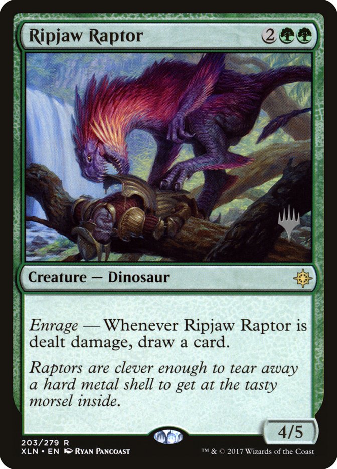 Ripjaw Raptor (Promo Pack) [Ixalan Promos] | Game Master's Emporium (The New GME)