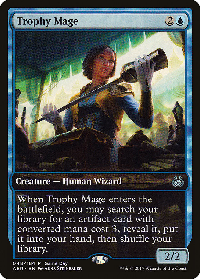 Trophy Mage (Game Day) [Aether Revolt Promos] | Game Master's Emporium (The New GME)