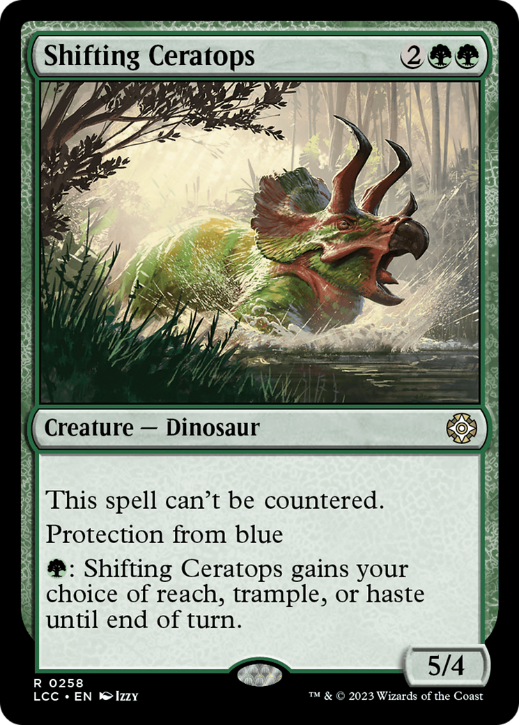 Shifting Ceratops [The Lost Caverns of Ixalan Commander] | Game Master's Emporium (The New GME)