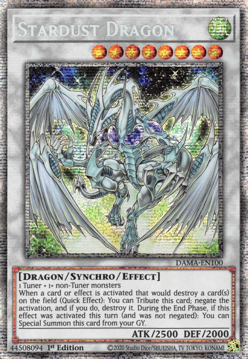 Stardust Dragon [DAMA-EN100] Starlight Rare | Game Master's Emporium (The New GME)