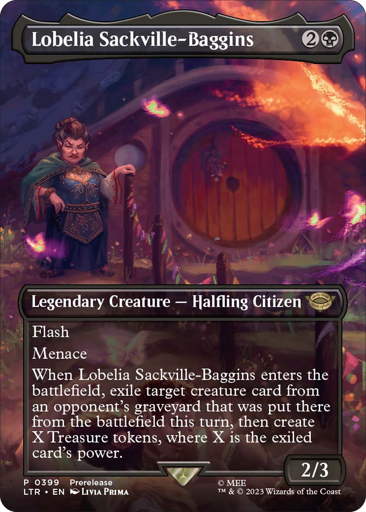 Lobelia Sackville-Baggins (Borderless Alternate Art) [The Lord of the Rings: Tales of Middle-Earth] | Game Master's Emporium (The New GME)