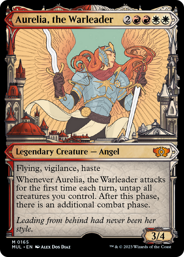 Aurelia, the Warleader (Halo Foil) [Multiverse Legends] | Game Master's Emporium (The New GME)