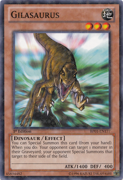 Gilasaurus [BP01-EN177] Starfoil Rare | Game Master's Emporium (The New GME)