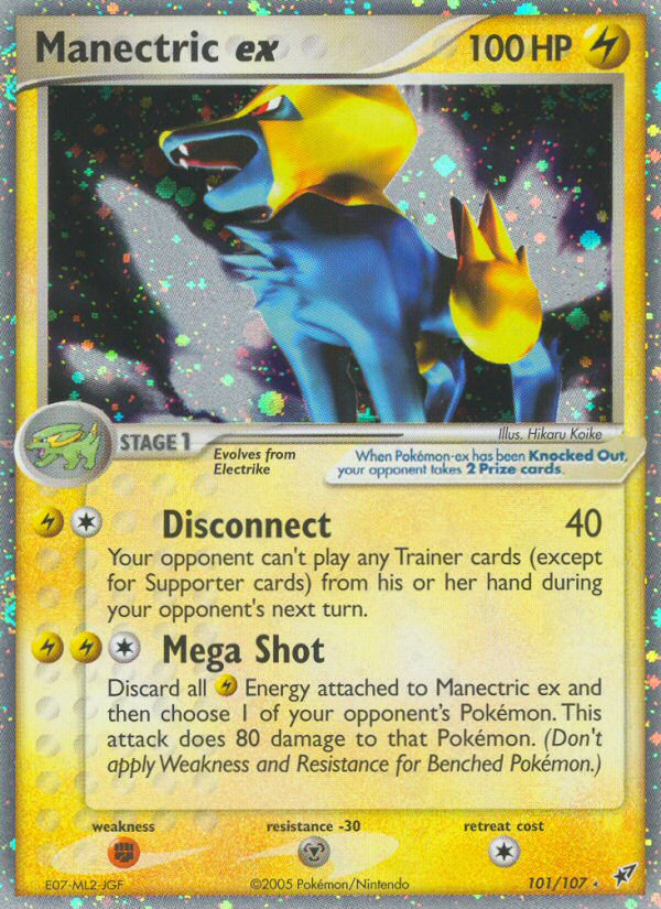 Manectric ex (101/107) [EX: Deoxys] | Game Master's Emporium (The New GME)